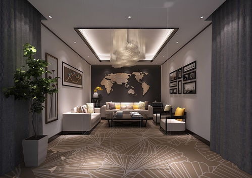 投資管理公司辦公室裝修設(shè)計效果圖